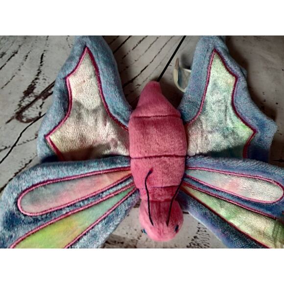 TY Beanie Babie FLITTER the BUTTERFLY Original Tag Label 8 In - Picture 2 of 5